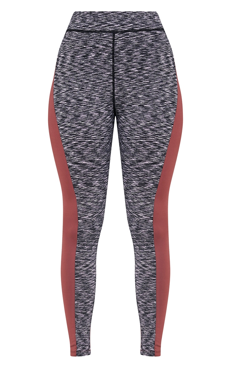 Nisha Mink Side Panel Gym Leggings Active PrettyLittleThing