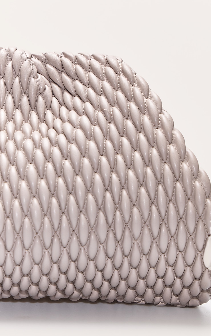 Stone Soft PU Weave Clutch Bag image 4
