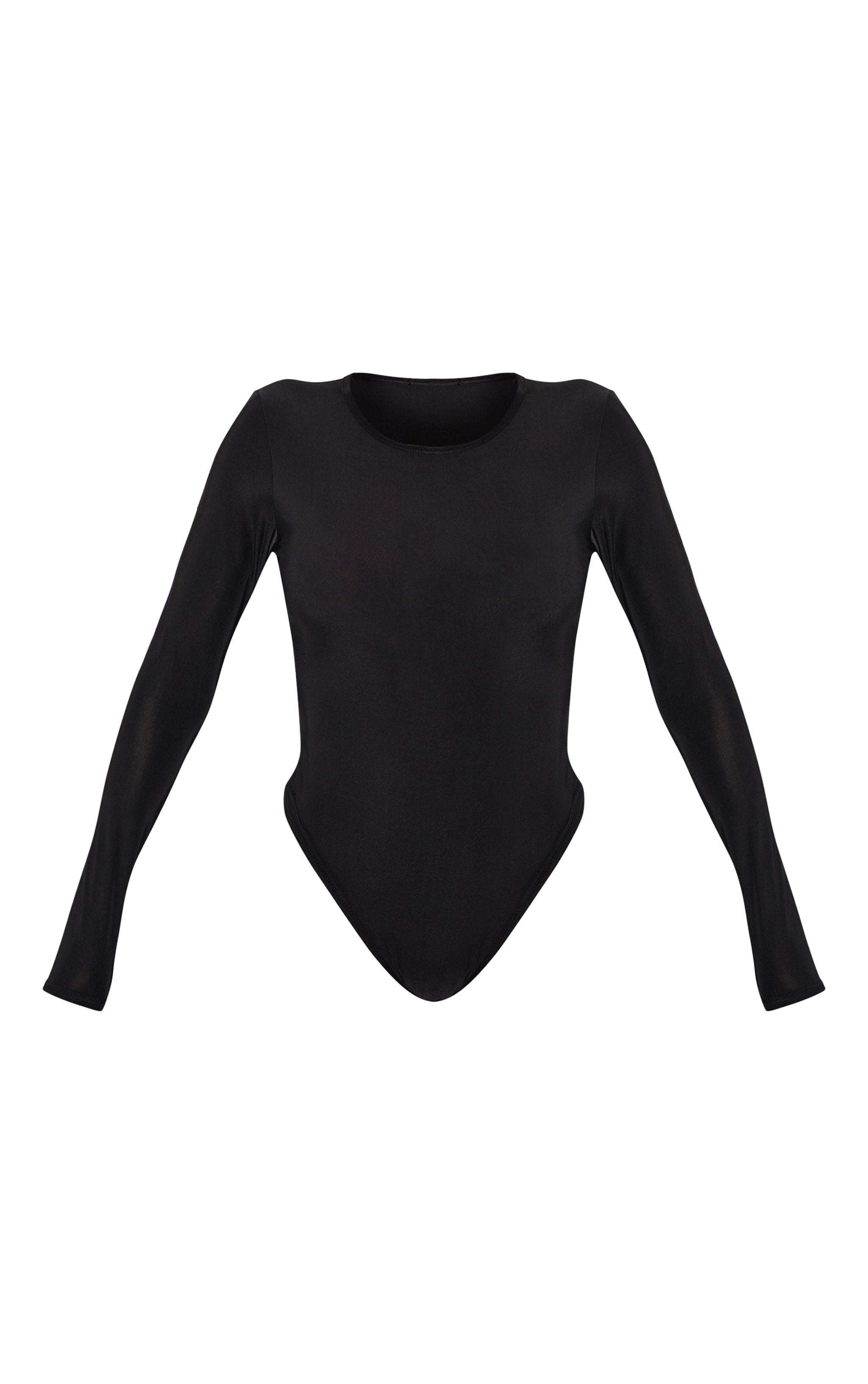 Shape Black Slinky Long Sleeve Bodysuit | Shape