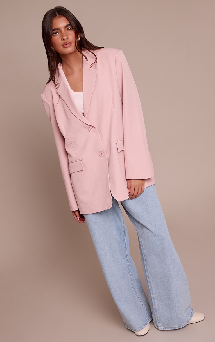 Pink Oversized Blazer image 3