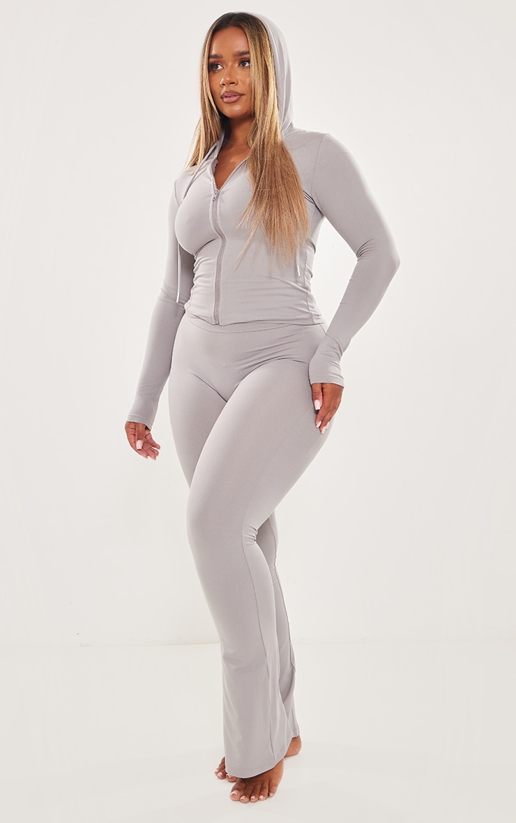 [DUCKDIVE] String Eyelet Pigment Hooded Zip-Up ★大人気★ Duckdive] String Eyelet Pigment Hooded Zip-Up : Grey