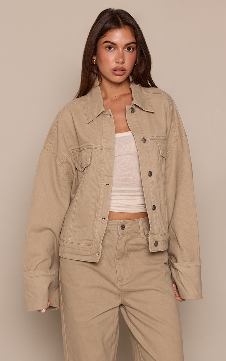 Stone Turn Up Cuff Jacket