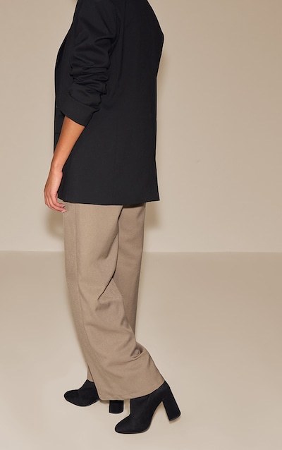 Black Faux Suede Wide Fit Round Toe Heeled Ankle Sock Boots