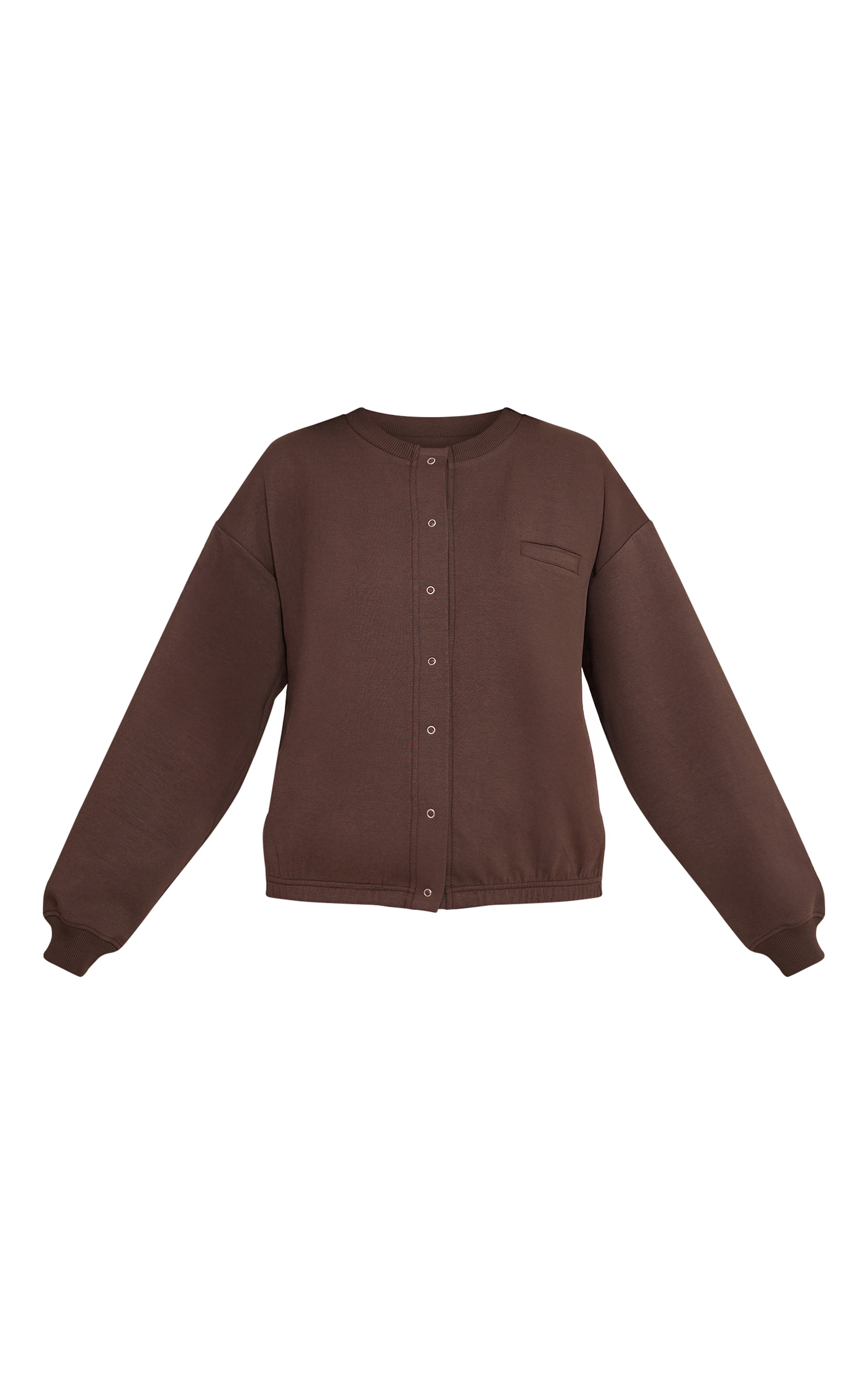 PLT Chocolate Interlock Button Up Cardigan image 5