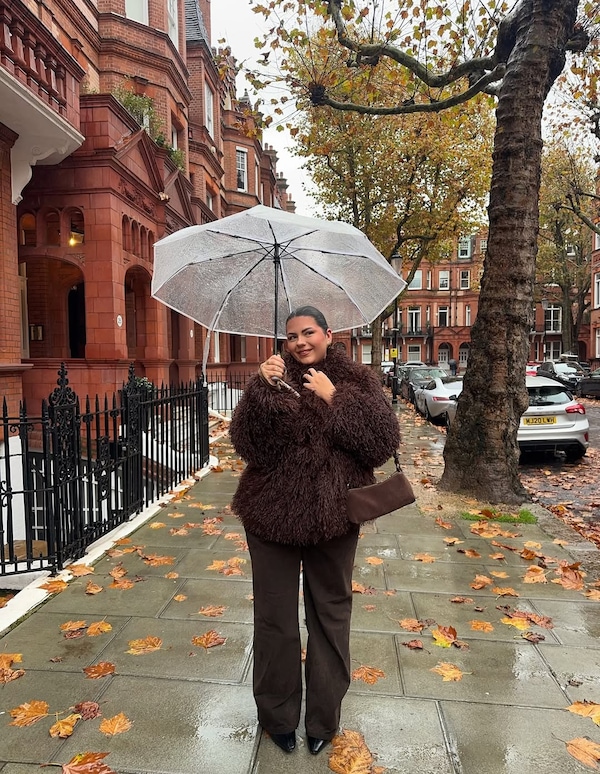 Plus Chocolate Mongolian Fur Midi Coat