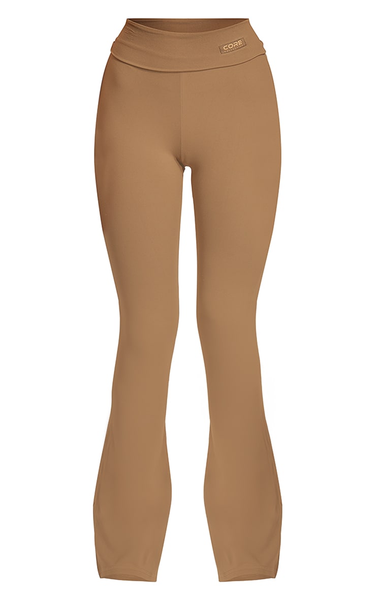 Mocha Core Collection Snatched Sculpt Foldover Pants image 5