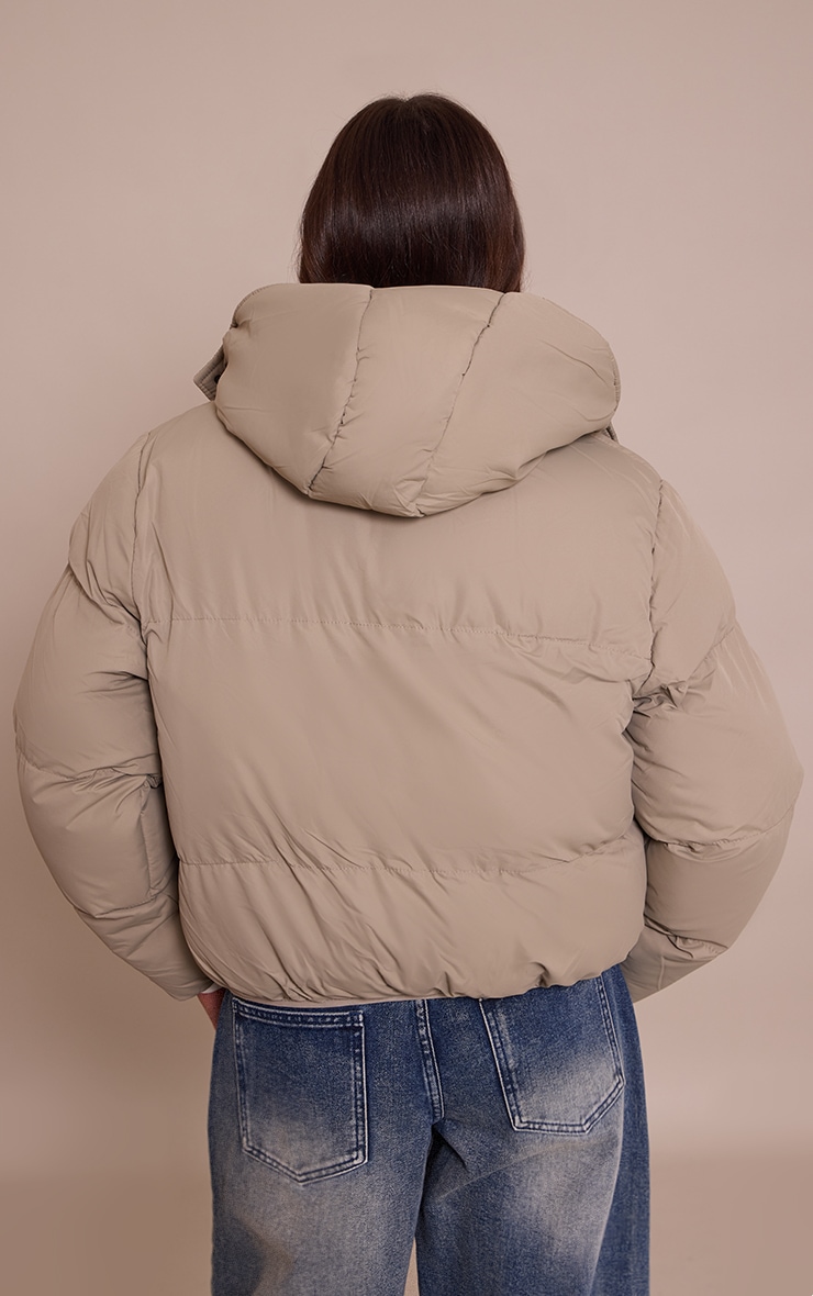 Sage Hooded Puffer Coat image 2