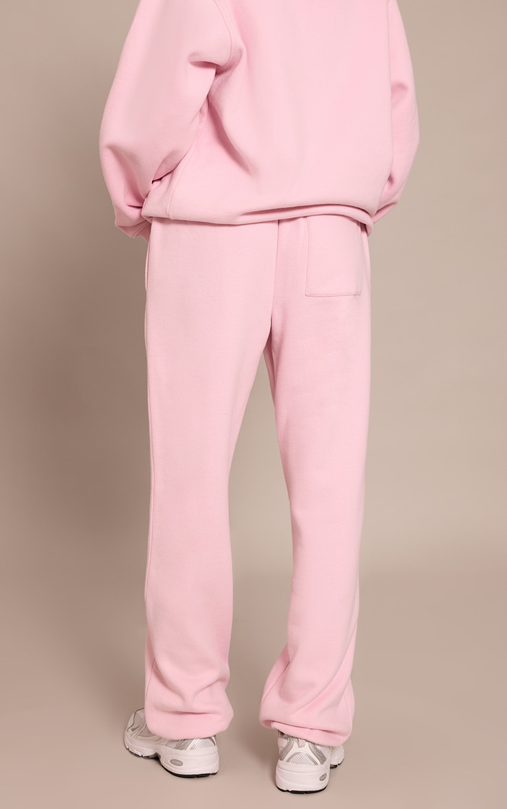 Baby Pink PLT Sports Club Cuffed Sweatpants image 3