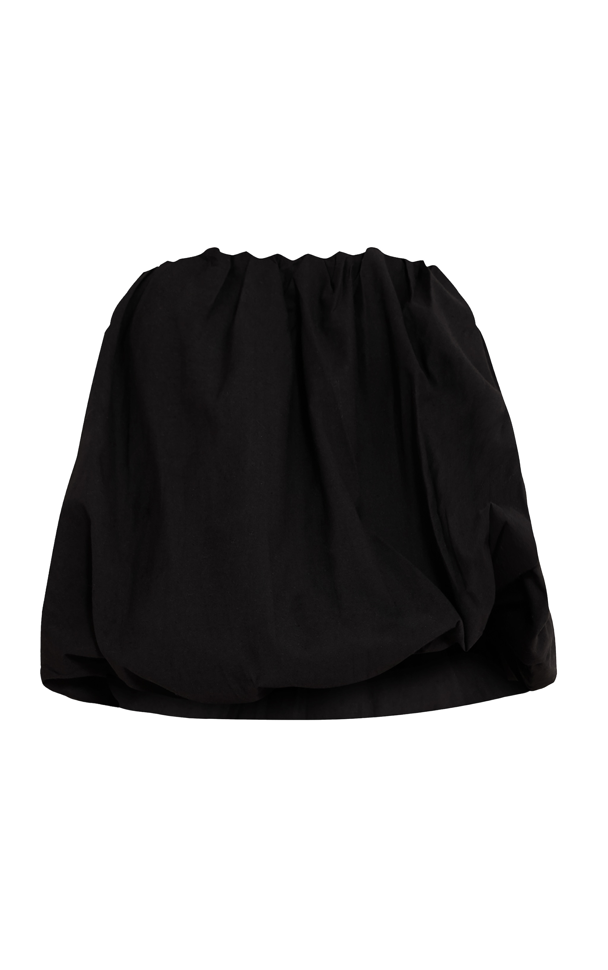 Black Ruched Longline Bandeau Top image 5