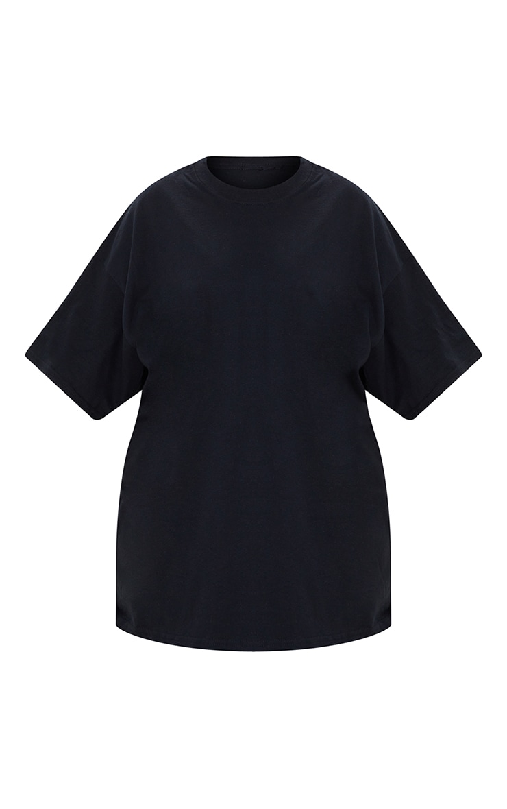 Plus Ultimate Black Oversized T Shirt image 5