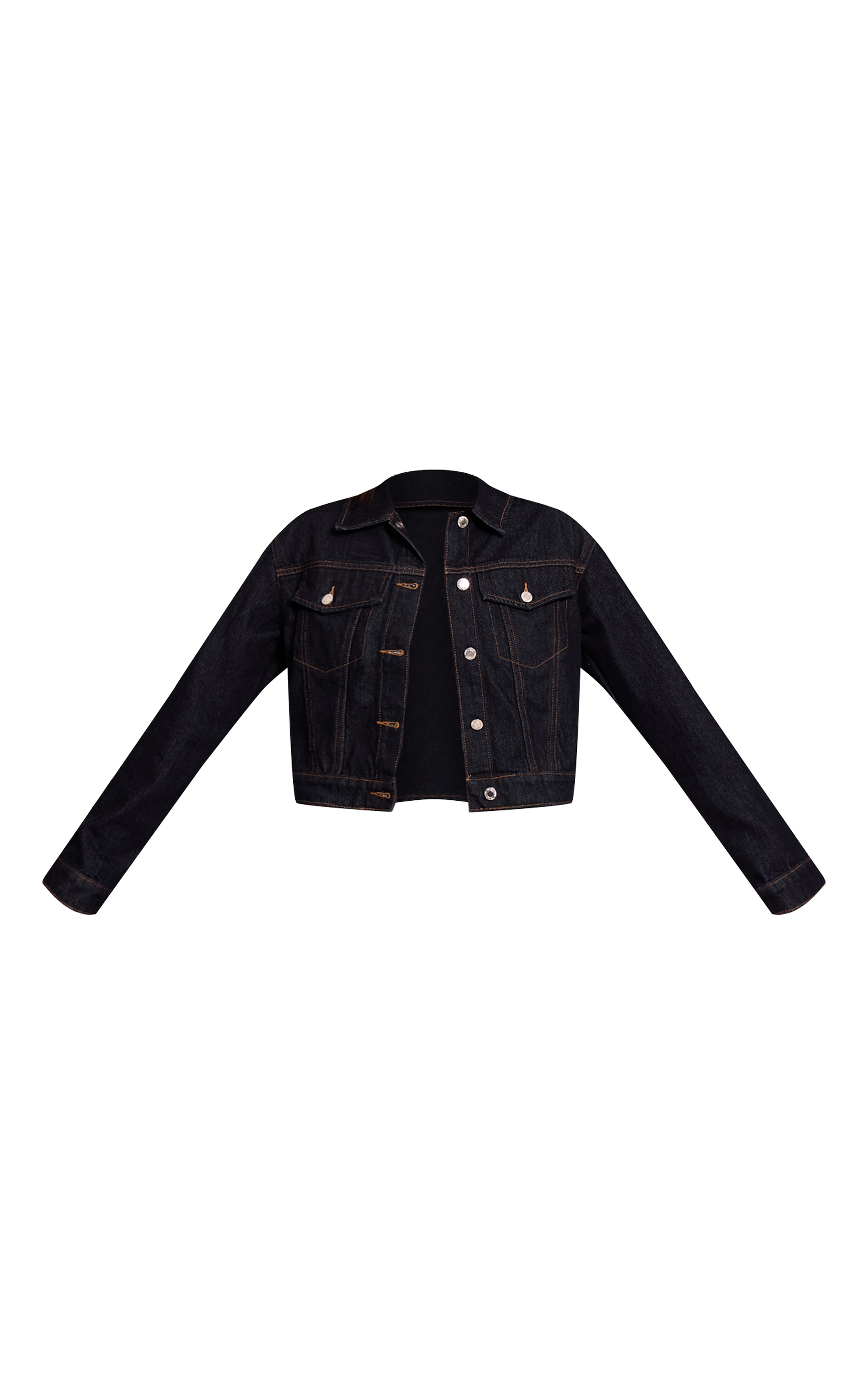 Raw Indigo Wash Slim Fit Denim Jacket image 5
