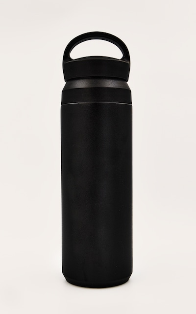Black Metal Water Bottle