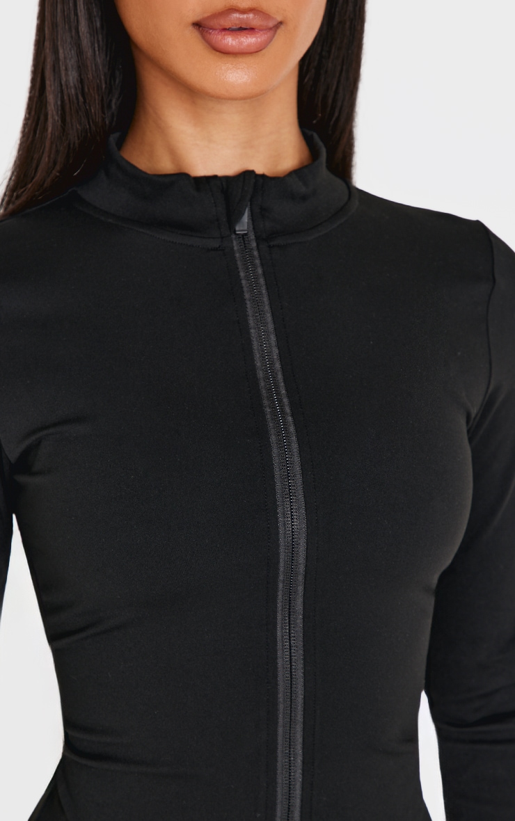 Petite Black Basic Sculpt Jacket image 4
