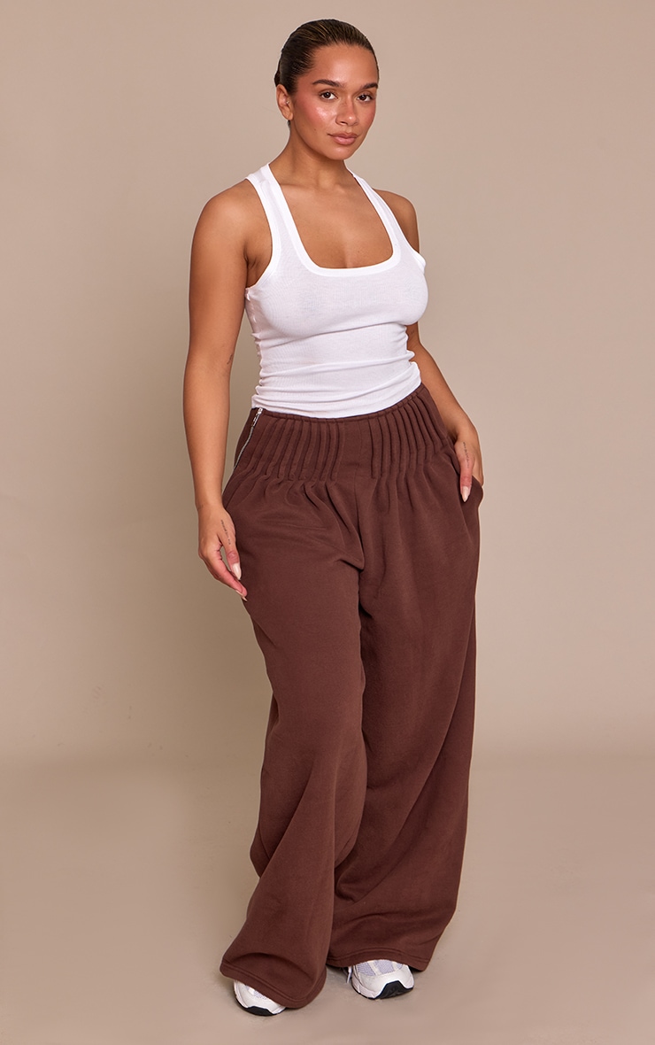 Shape Chocolate Seam Waistband Detail  Joggers image 2