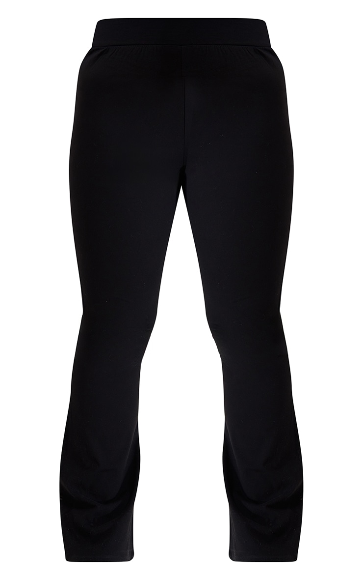 Plus Black Snatched Sculpt Foldover Pants image 4