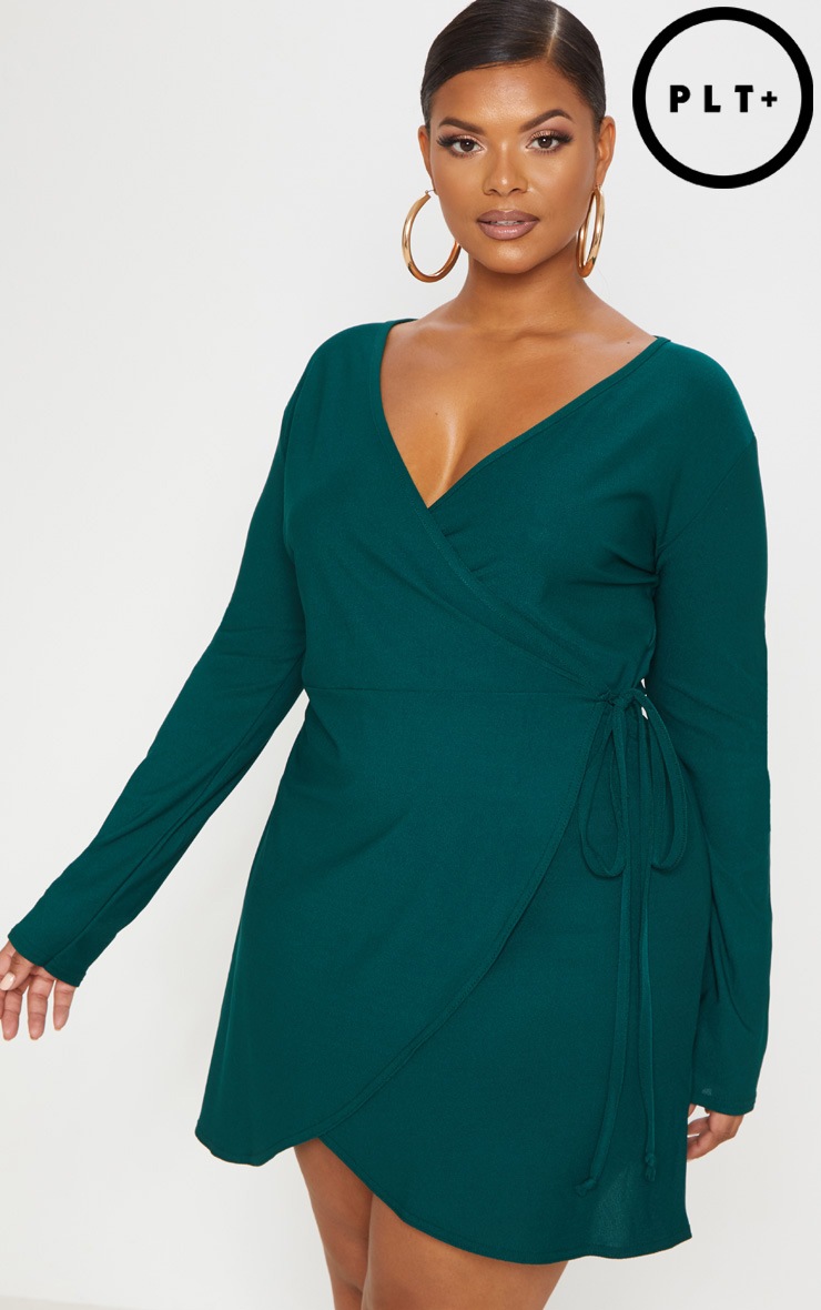 Emerald Green Long Sleeve Dress