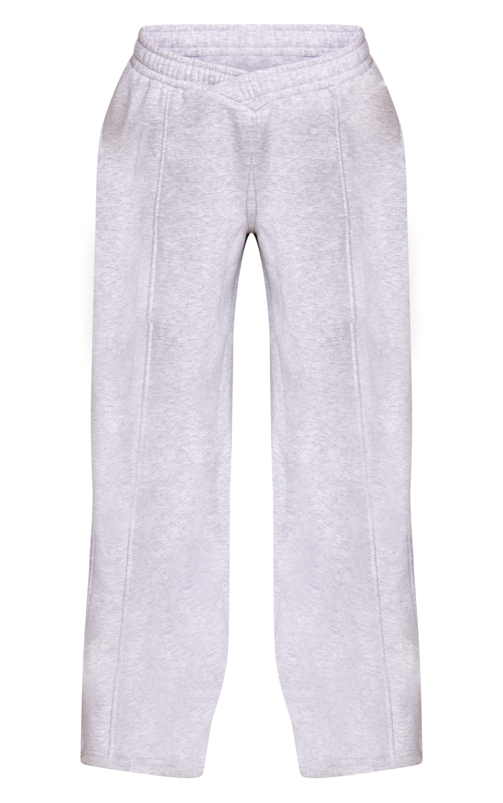 Petite Ash Grey Asymmetric Waistband Sweatpants image 5