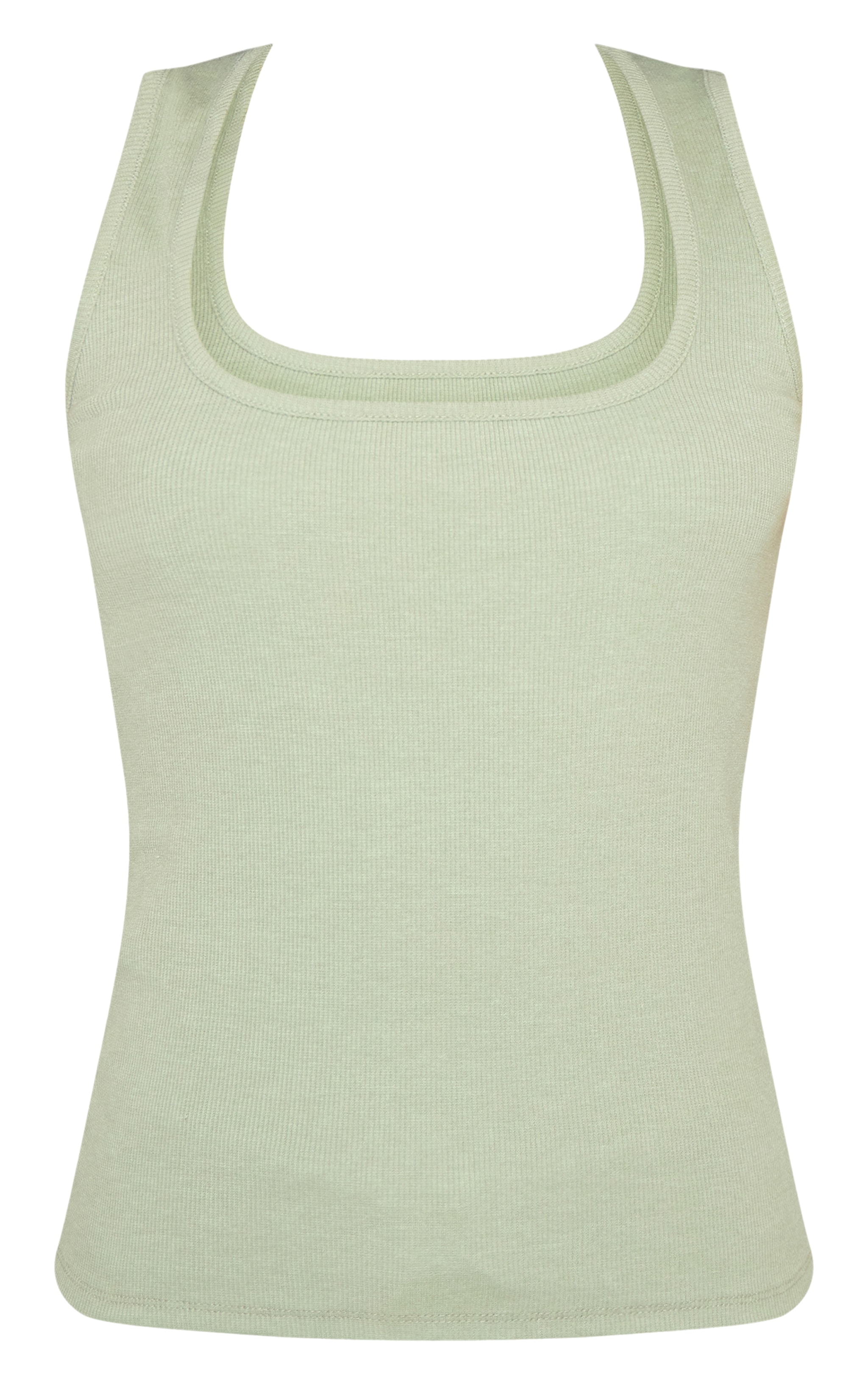 Sage Ribbed Vest image 5