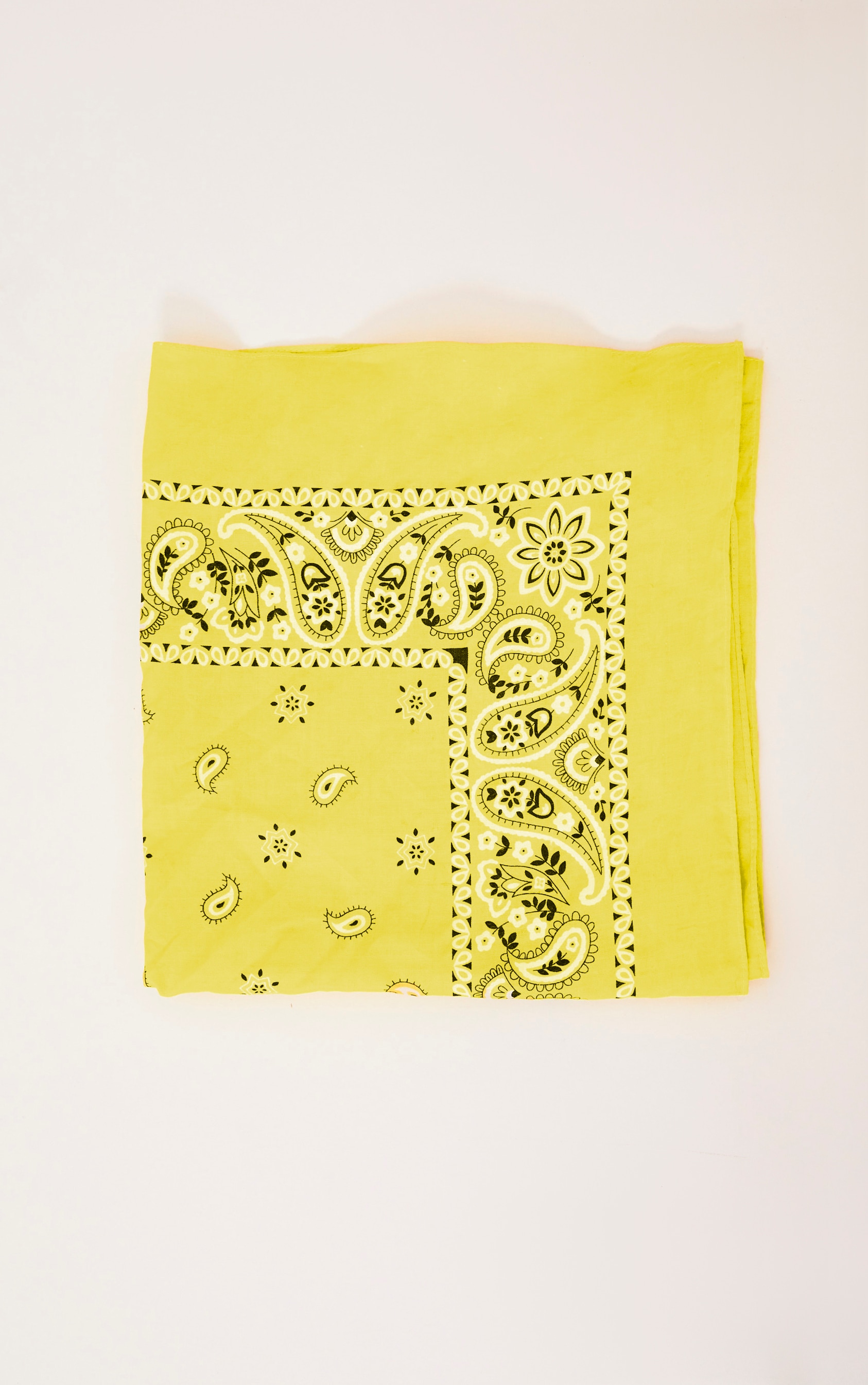 Yellow Bandana. Accessories PrettyLittleThing