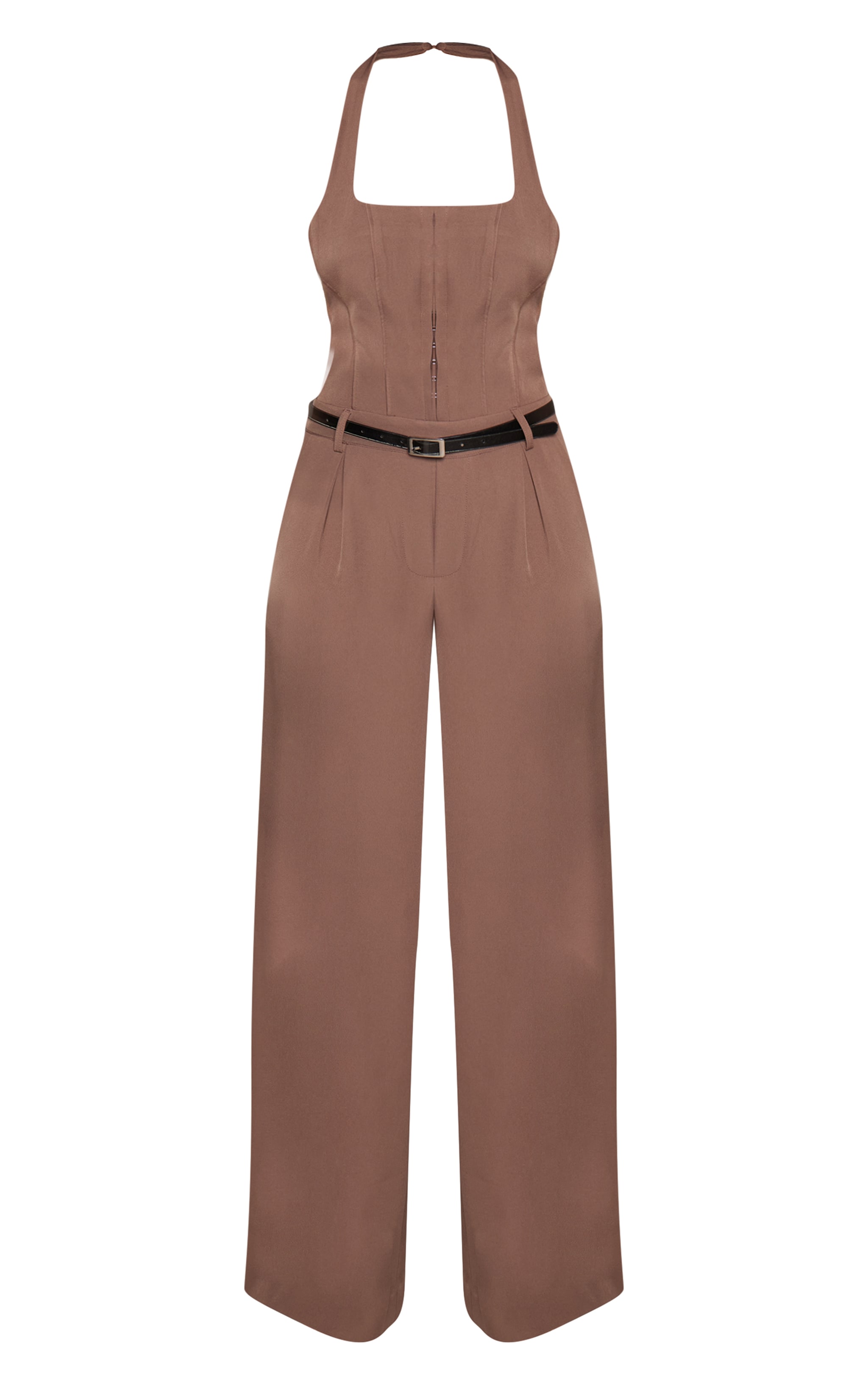 Mushroom Tailored Corset Belt Detail Jumpsuit image 5
