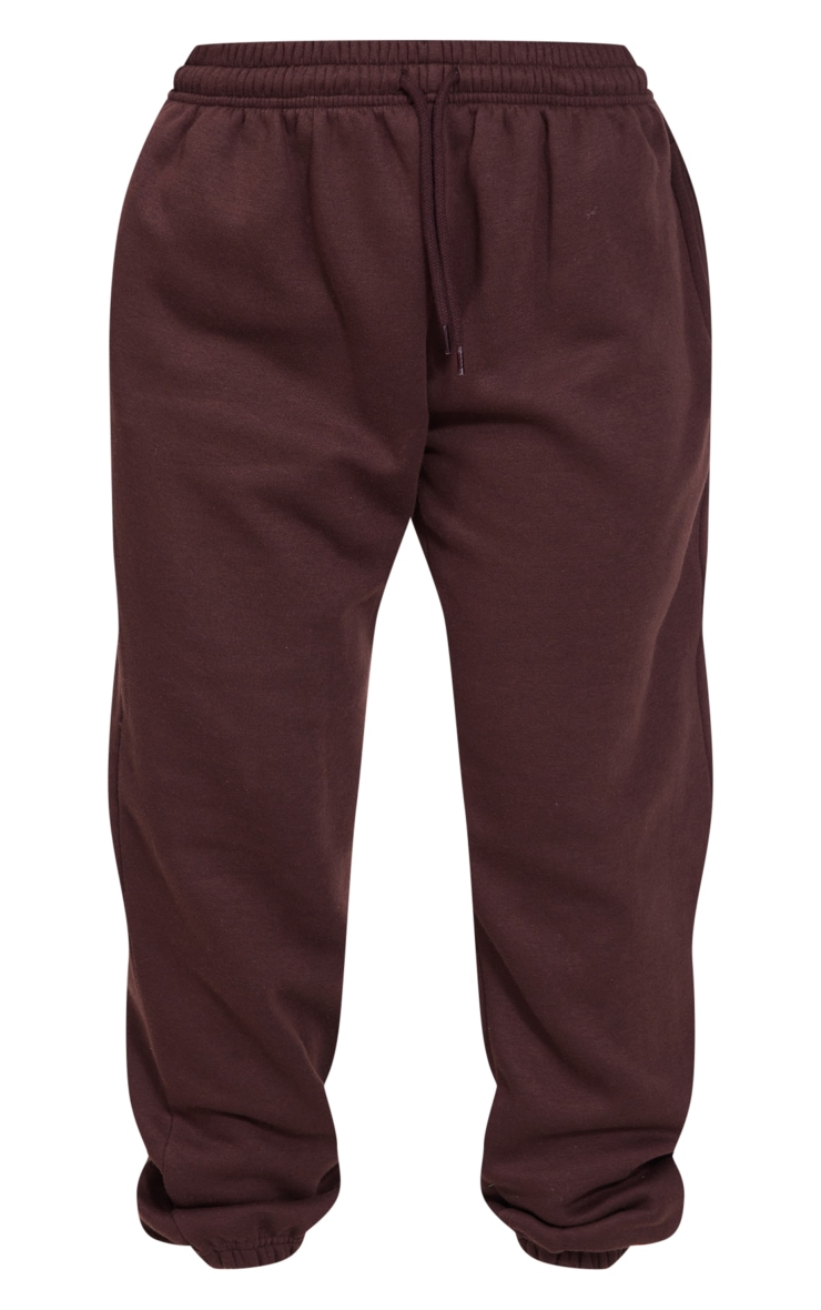 Chocolate Brown Printed Sweatpants image 6