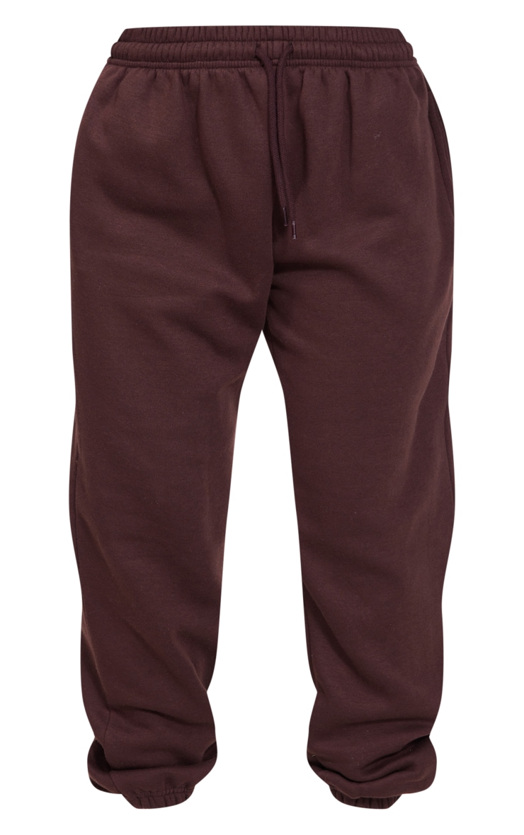 Chocolate Brown Printed Joggers image 6