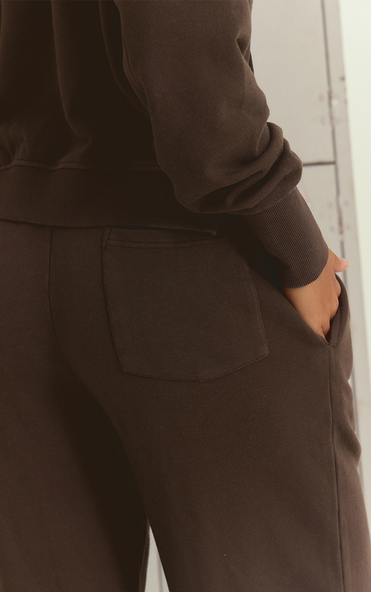 Espresso Acid Wash Drawcord Cuff Sweatpant image 4