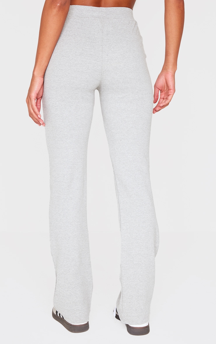 Grey Marl Straight Leg Pants image 3