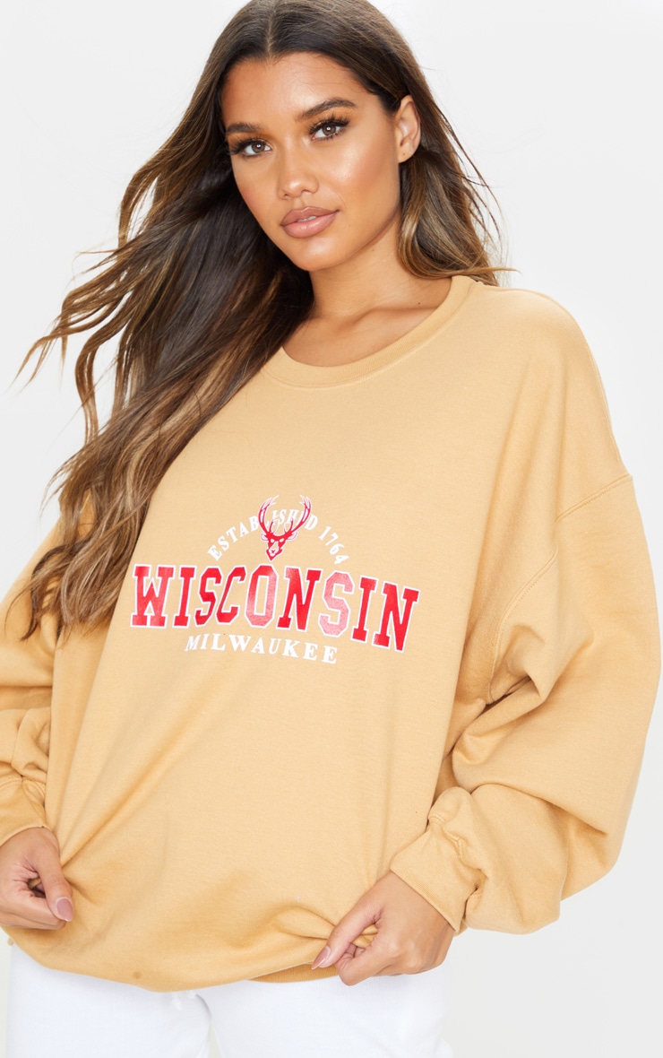Fawn Wisconsin Slogan Sweater image 1