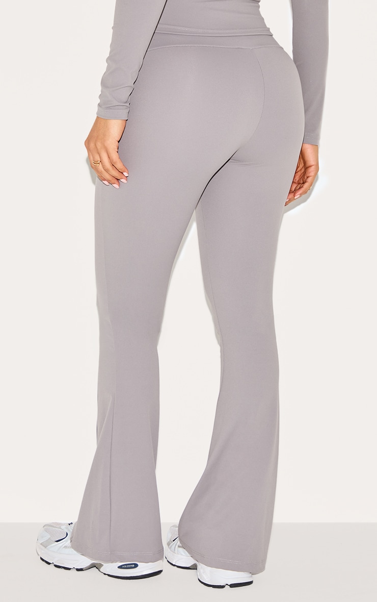 Petite Pantalon flare Sculpt gris anthracite à détail coutures image 3