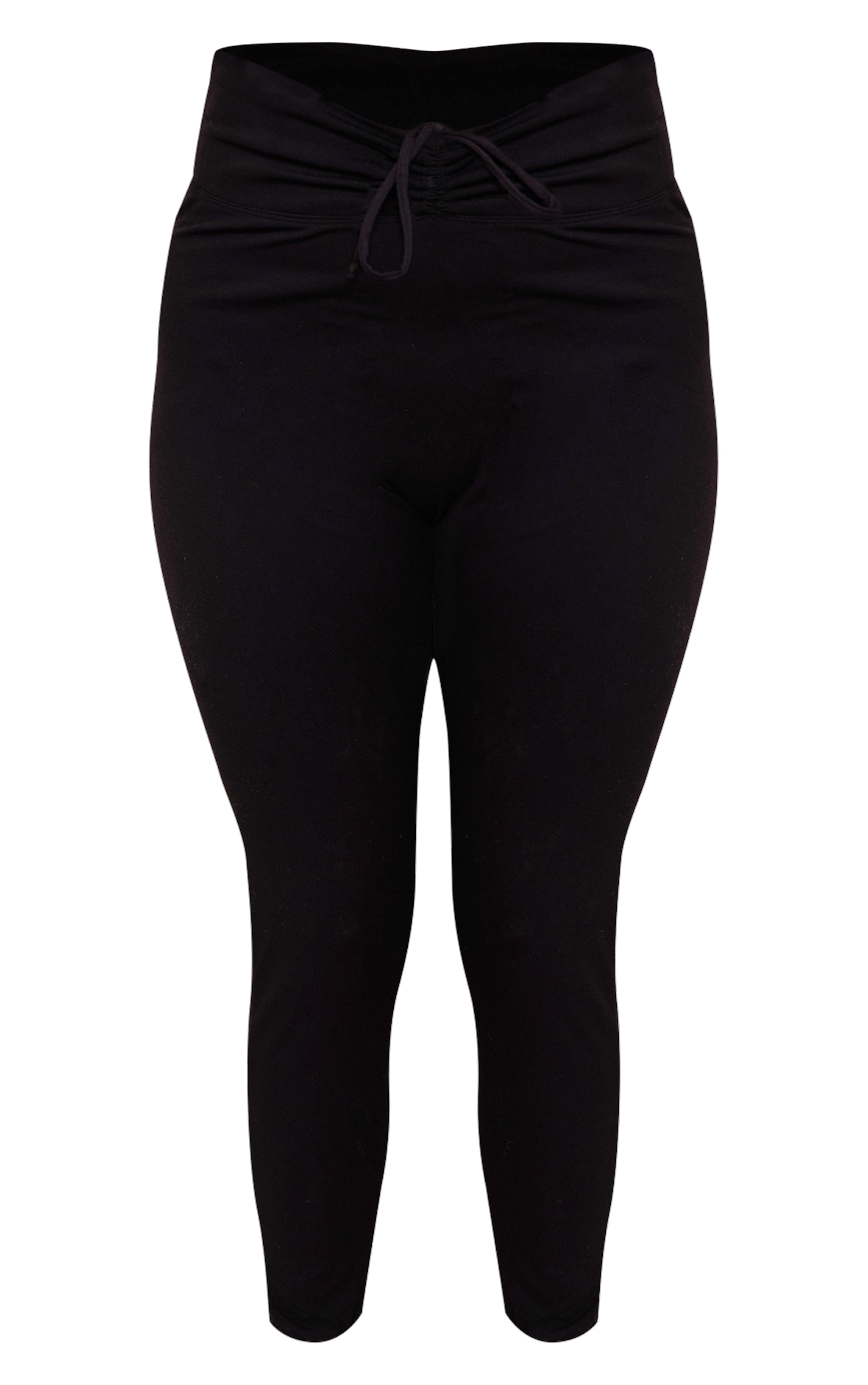 Plus Legging en Sculpt noir froncé image 5