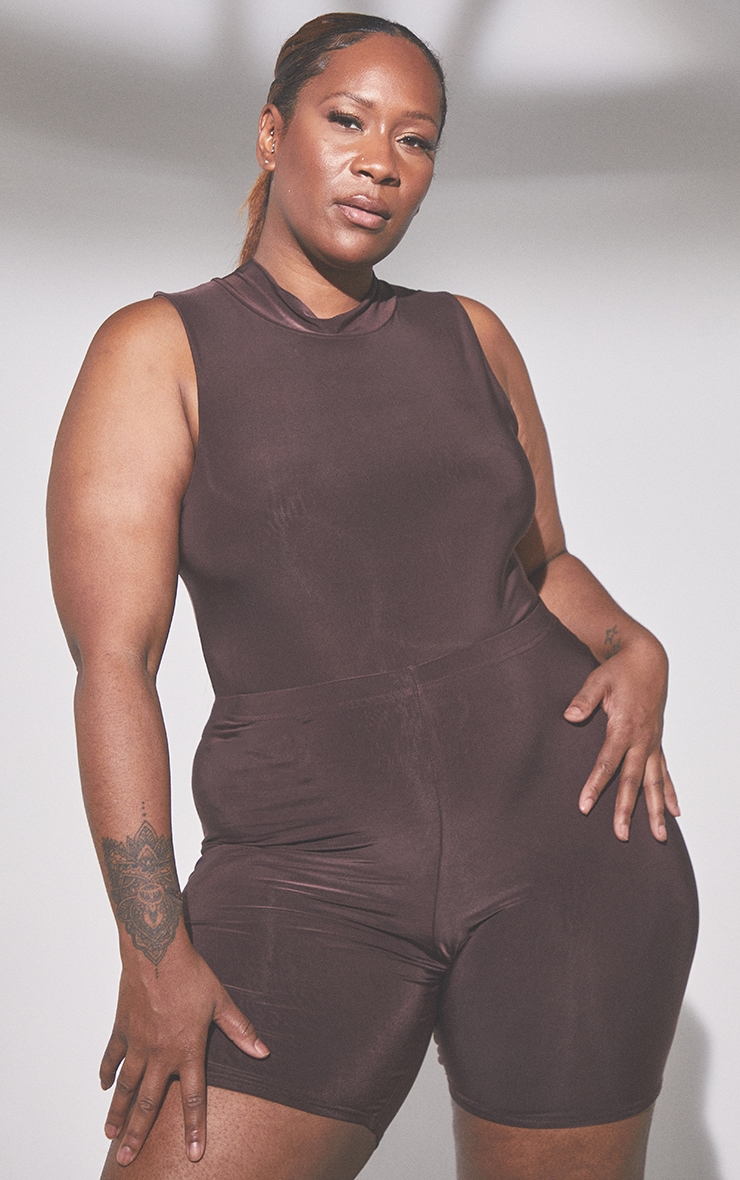 Plus Second Skin Walnut Cycle Shorts