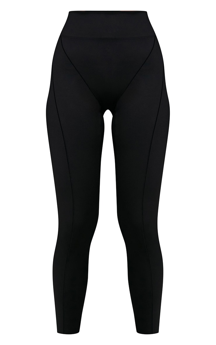 Black Ultimate Seam Detail Legging image 5