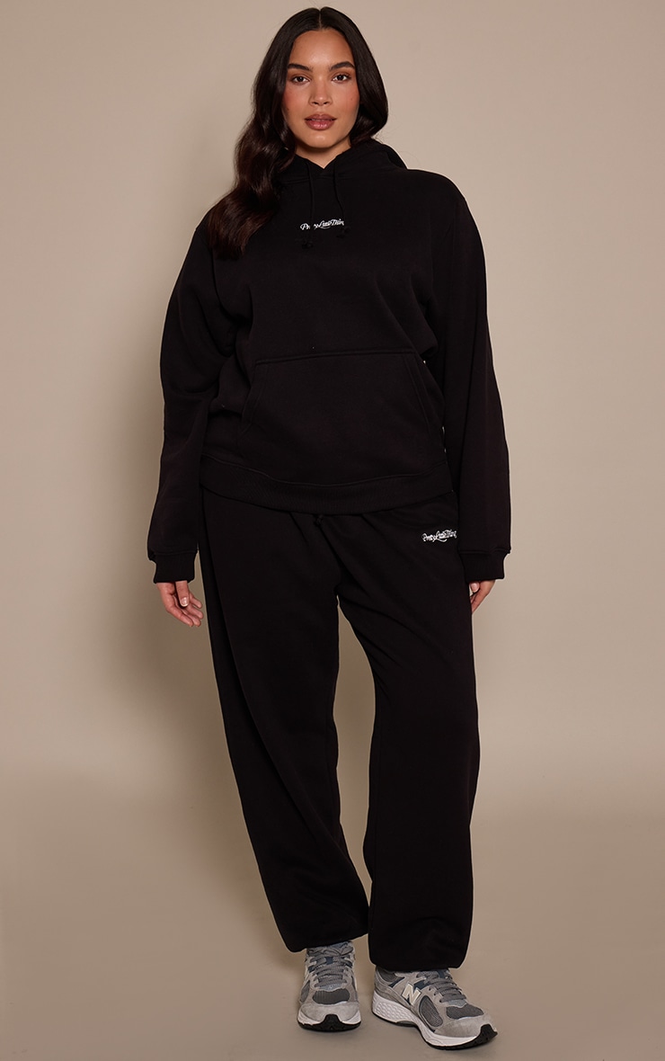 Plus Black Pretty Littte Thing Hoodie image 3