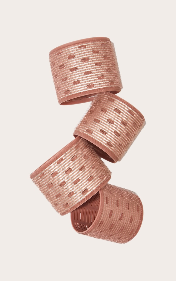 Kitsch Recycled Plastic Extra Large Thermal Hair Rollers 4 Piece Set Terracotta image 2
