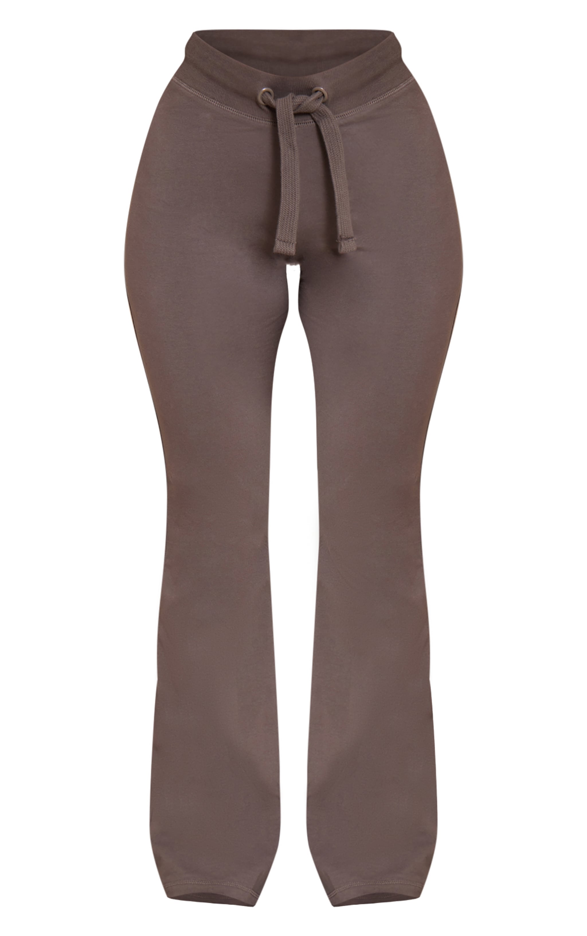 Petite Charcoal Low Rise Skinny Flare Pants image 5