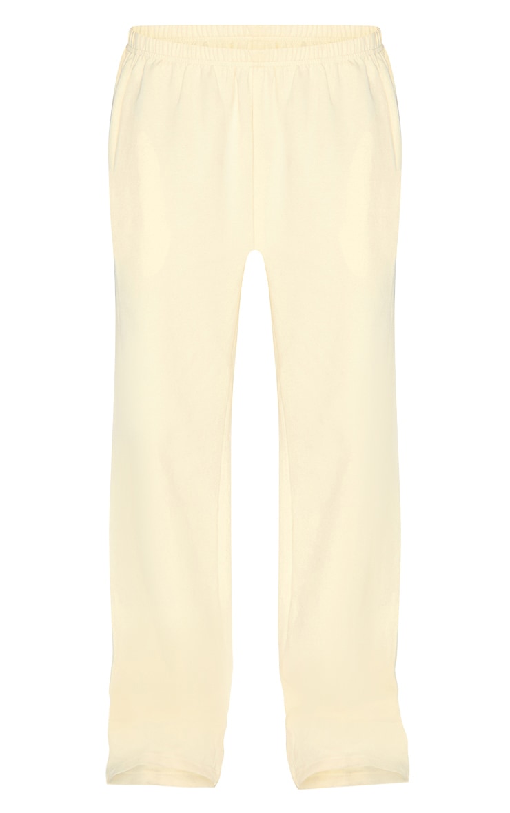 Petite Butter Cream Interlock Wide Leg Sweatpants image 5