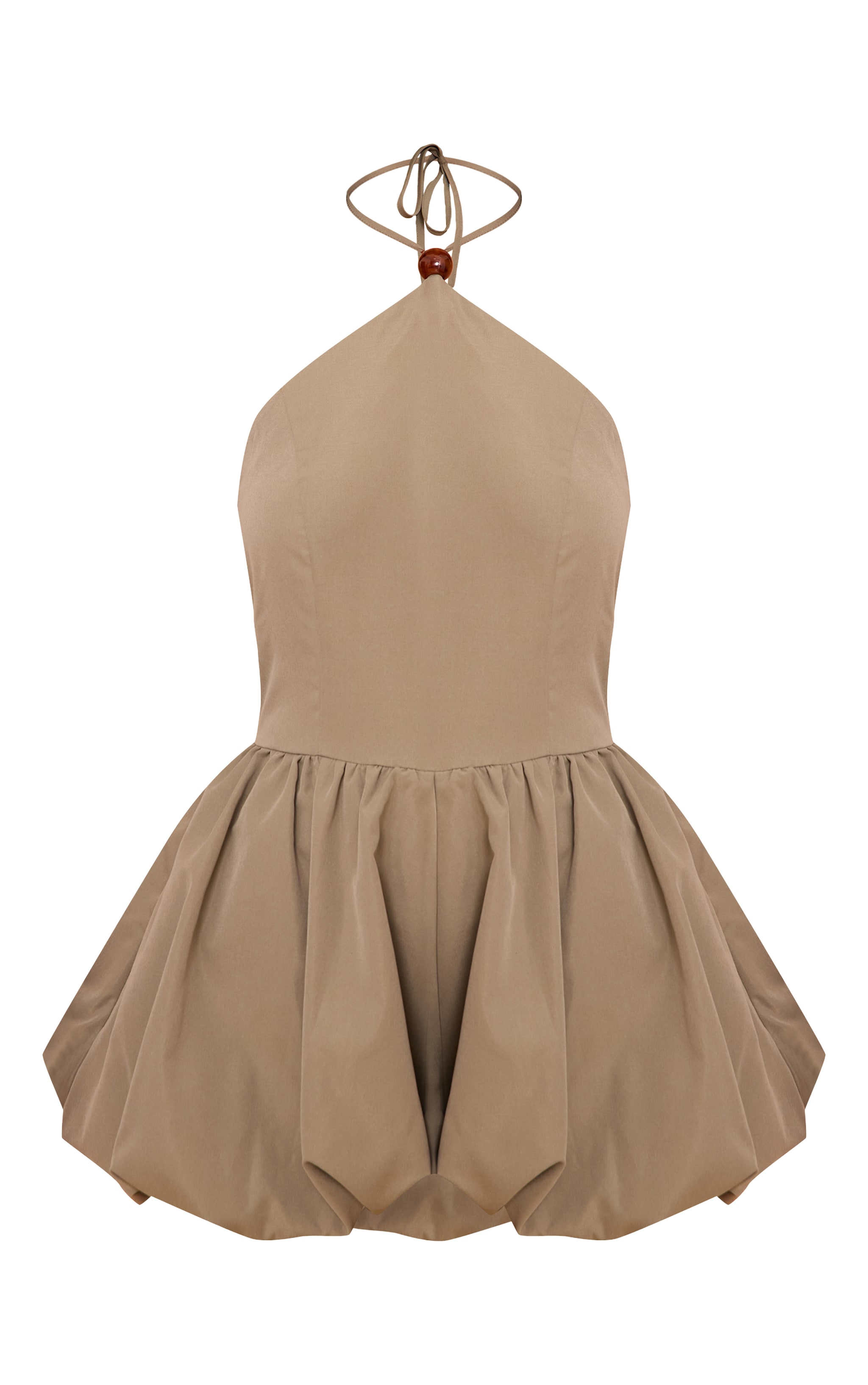 Combishort bouffant sauge à dos nu image 5