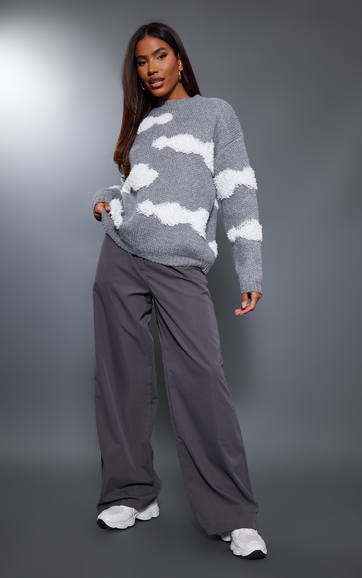 ★MAINBOOTH★Neutral Sweater Pants(CLOUD GRAY)★正規品/人気 COZY Wool Set with Sweater and Pants - Grey | COOSH
