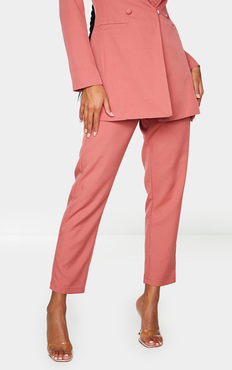 Deep Rose Cropped Trousers image 2