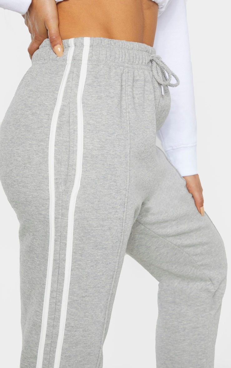 Jogging gris bande blanche Clearance