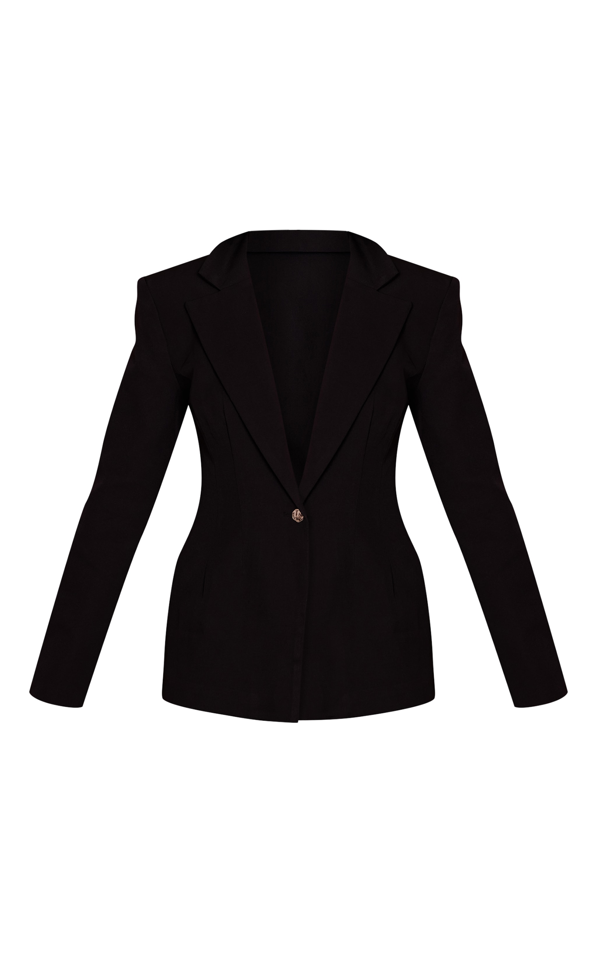Black Cinch Hip Blazer image 5