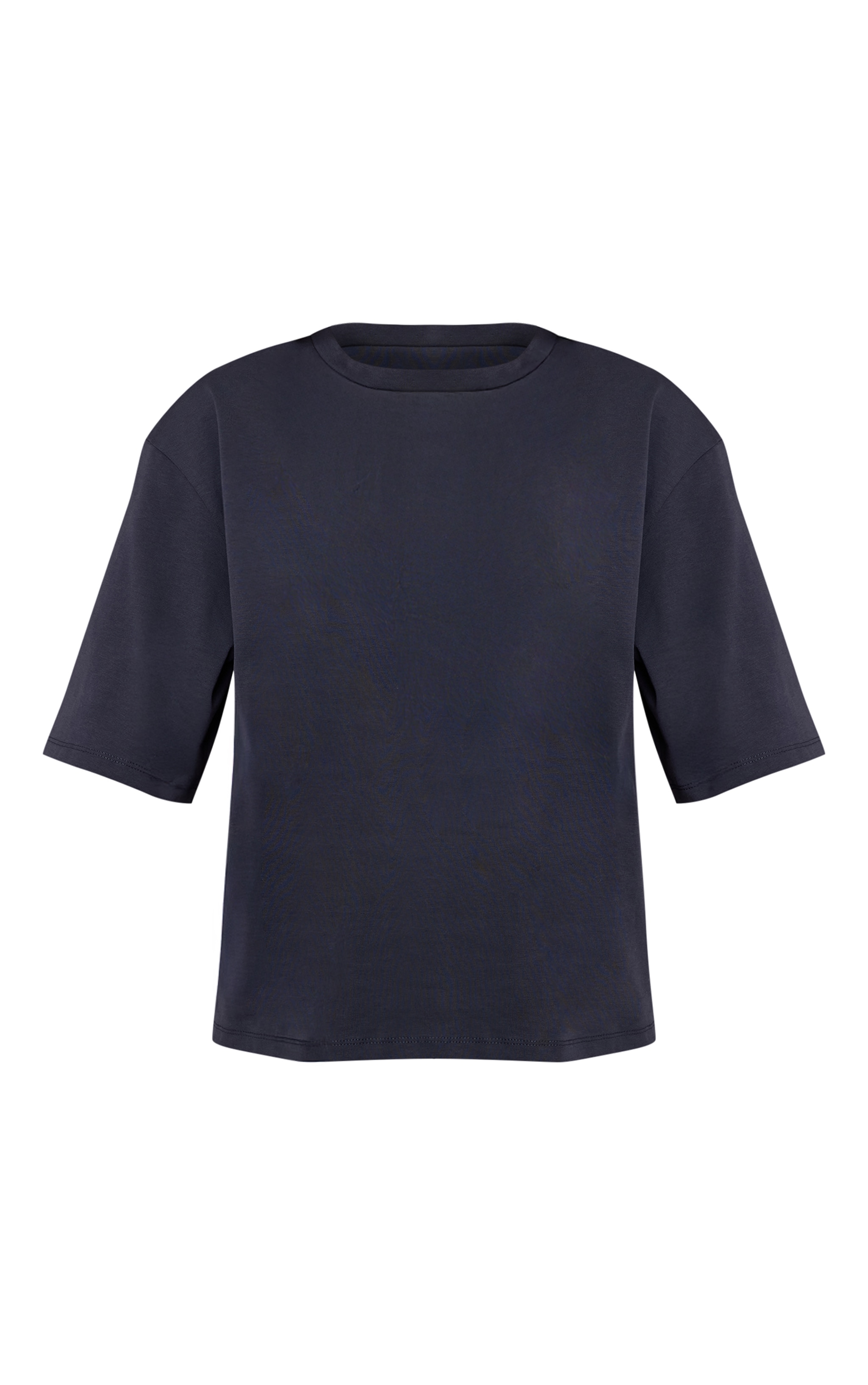 Navy Oversized Boxy T Shirt image 5
