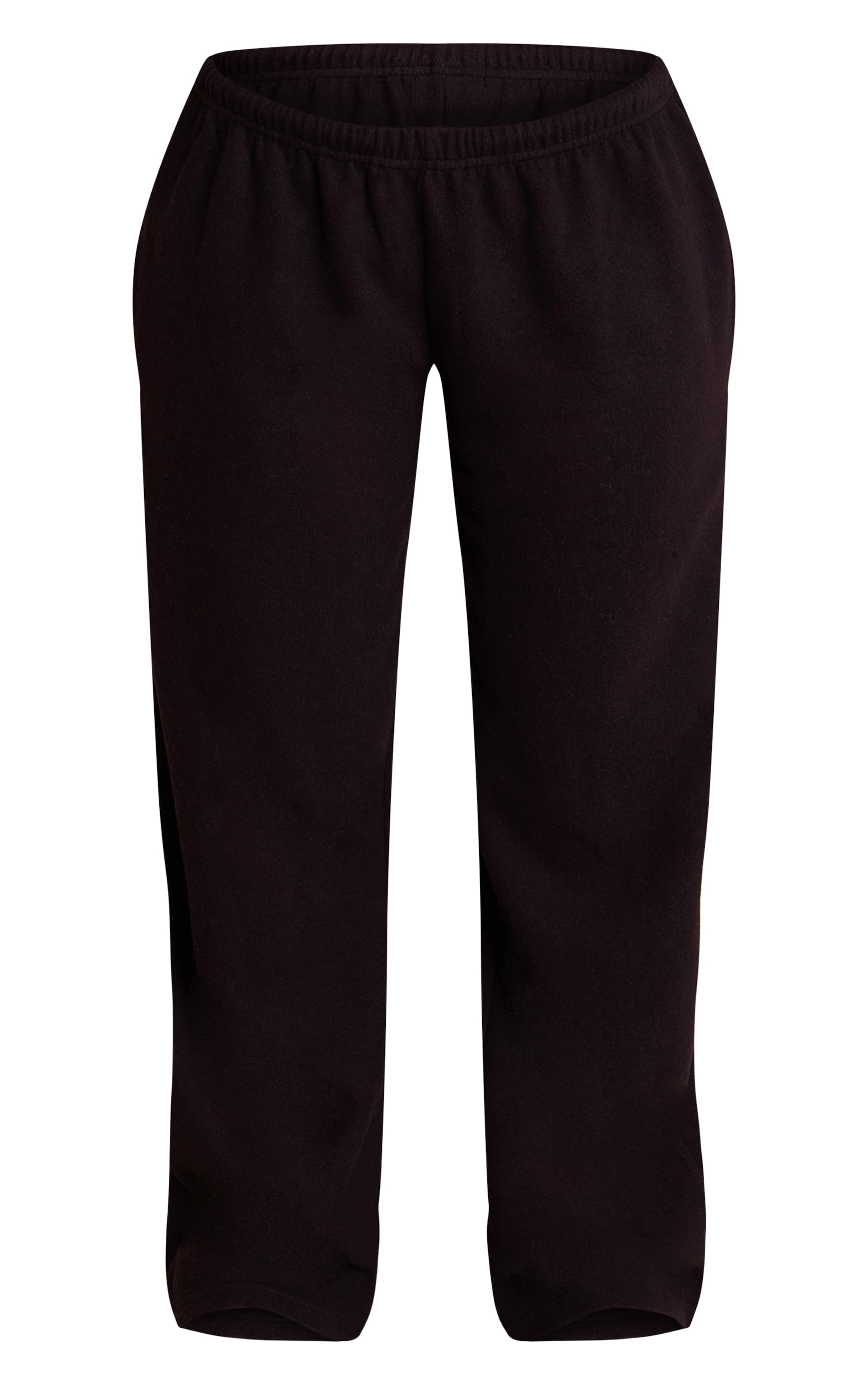 Petite Black Soft Touch Wide Leg Sweatpants image 5