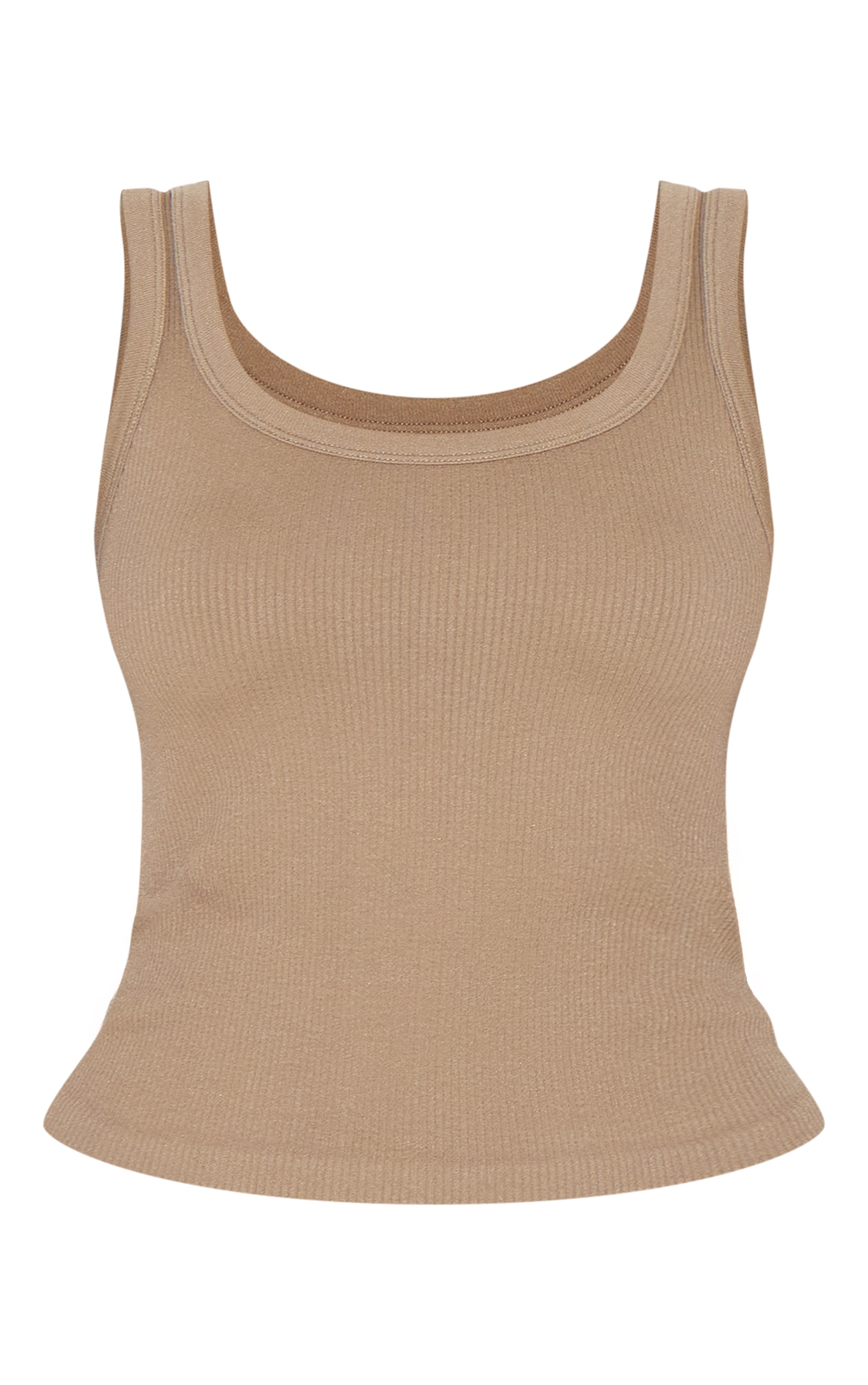 Coffee Snatched Rib Scoop Vest image 5