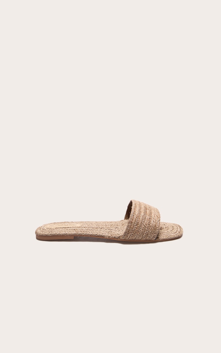 Natural Espadrille Mule Sandal image 1