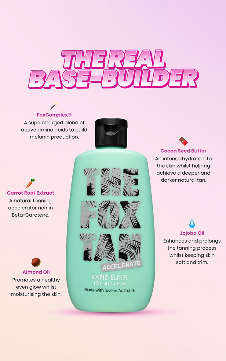 The Fox Tan Rapid Tanning Elixir 120ml image 5