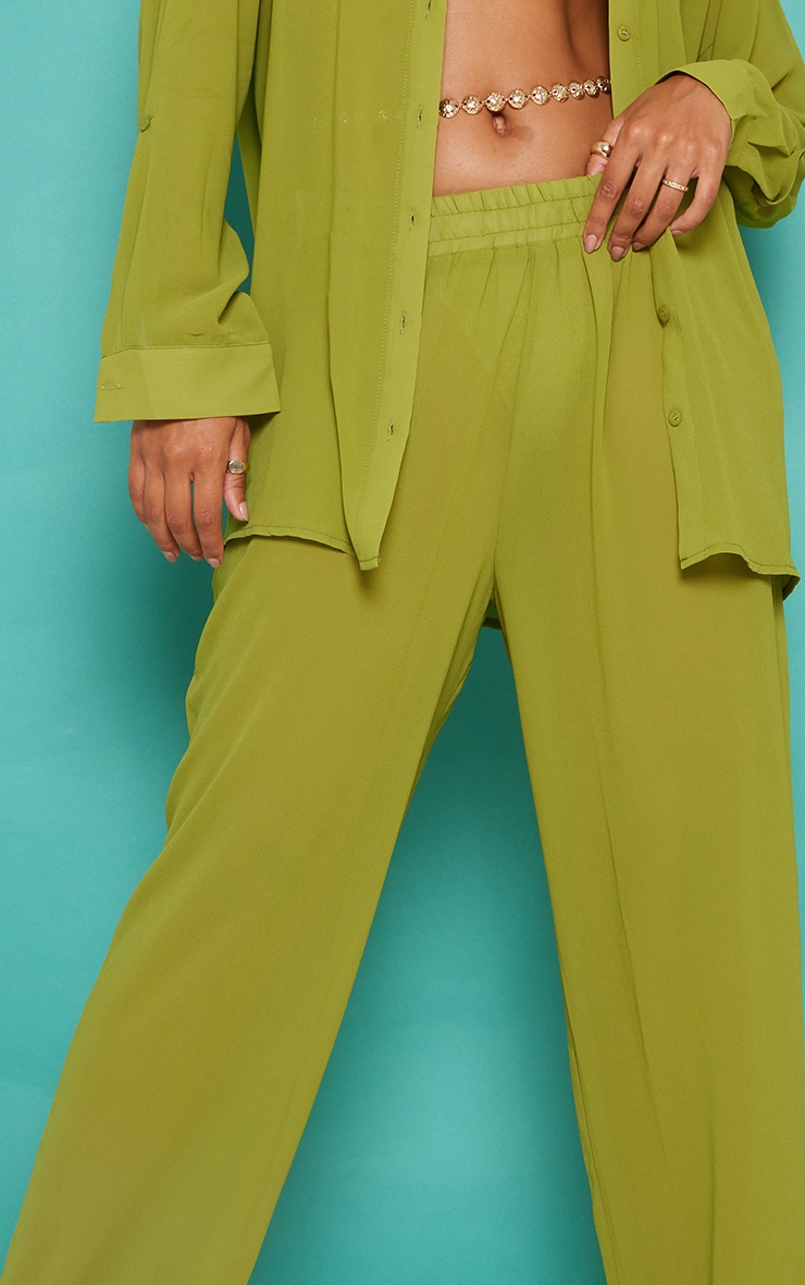 Pantalon de plage vert olive image 4