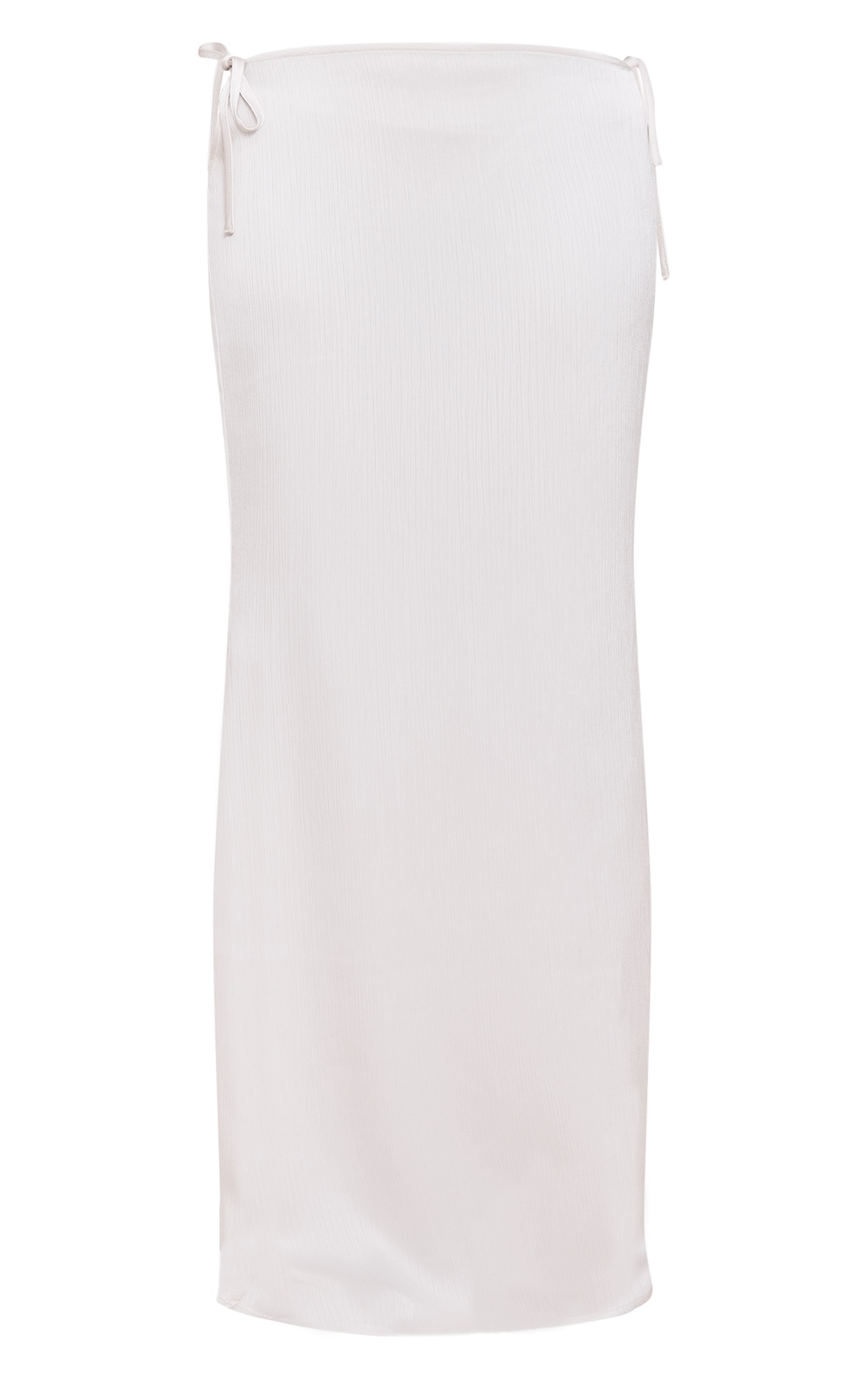 Cream Low Rise Maxi Skirt image 5