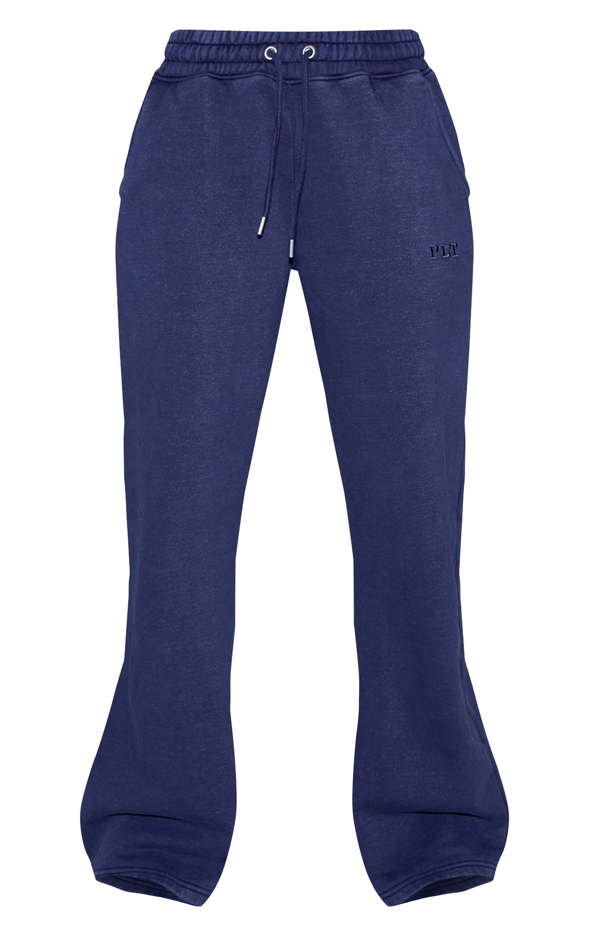 Navy Washed Oversized Wide Leg Sweatpants image 5